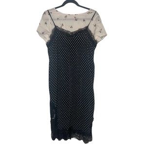 Free People Women's Margot Layered Slip Dress size 10